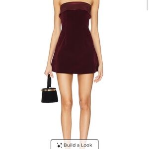 More to Come Vivika Velvet Mini Dress